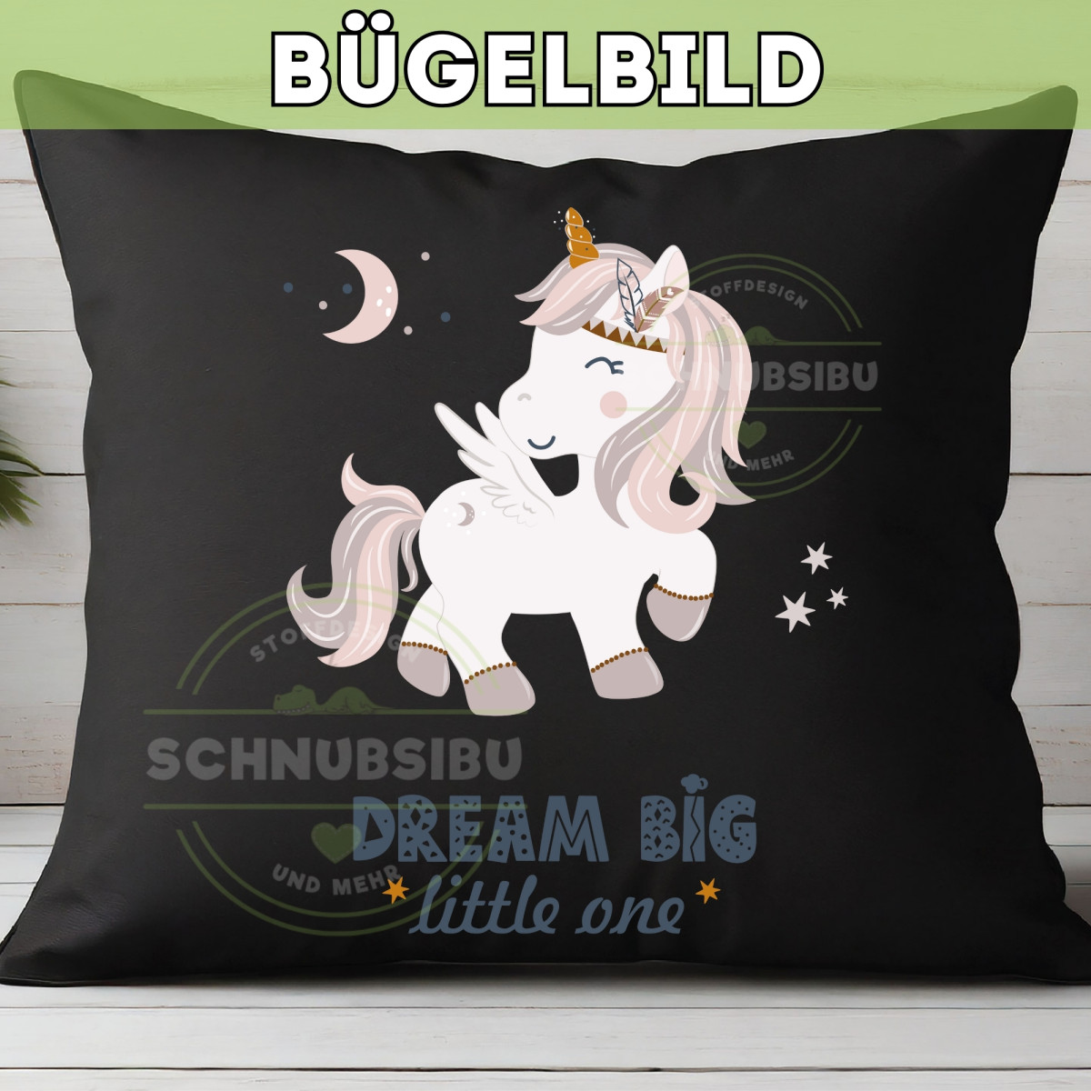 Bügelbild Dream Big